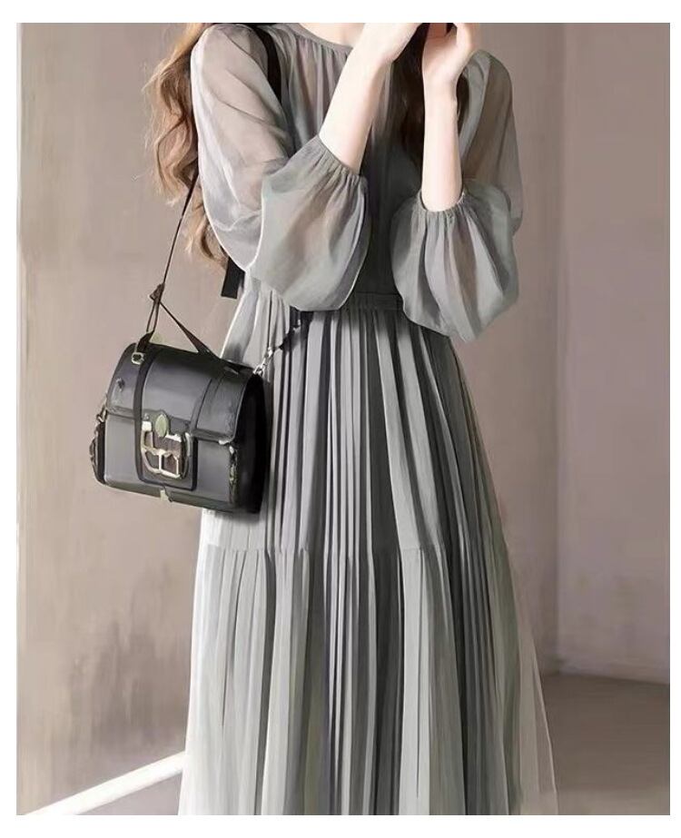 【dress】クルーネックワンピース M29667