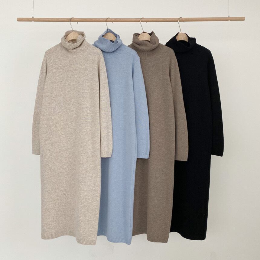 【dress】ロングニットワンピース N2196