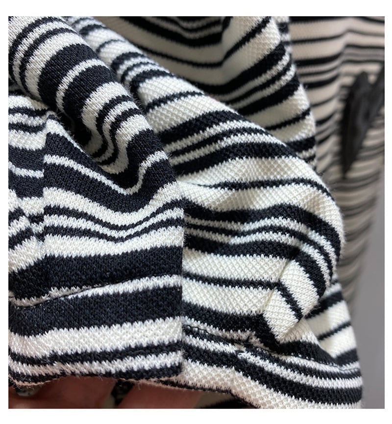 【tops】ストライプ柄TシャツG21369