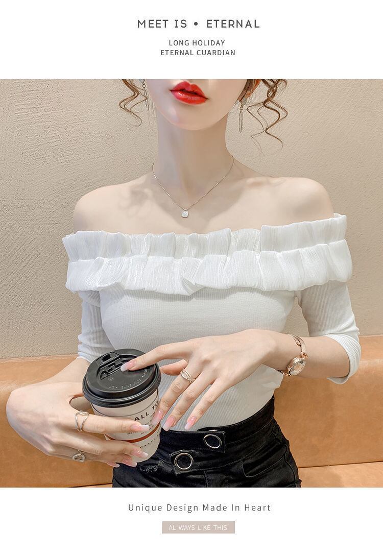 【tops】オフショルダーTシャツG20827