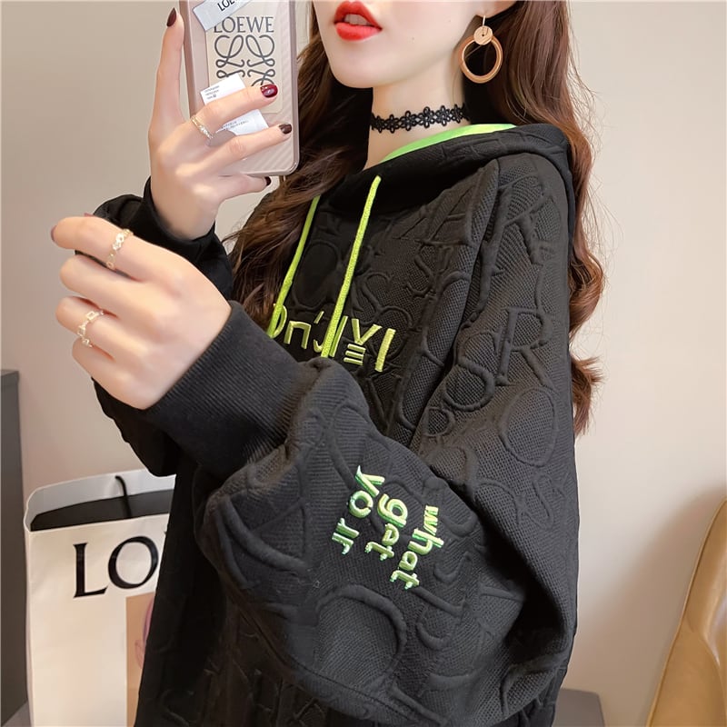 【tops】着回し力抜群!韓国系スウィートデザイン薄手パーカー G1620