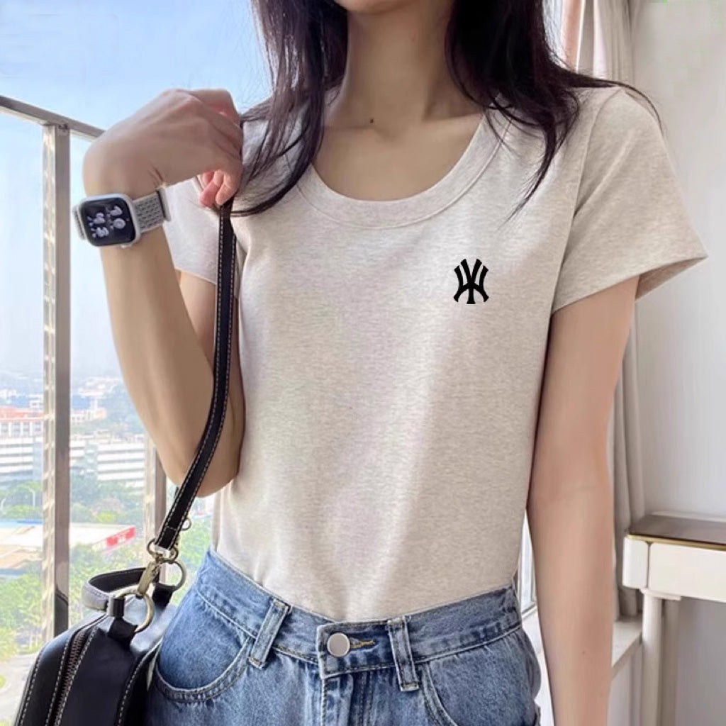 【tops】2色半袖TシャツF7615