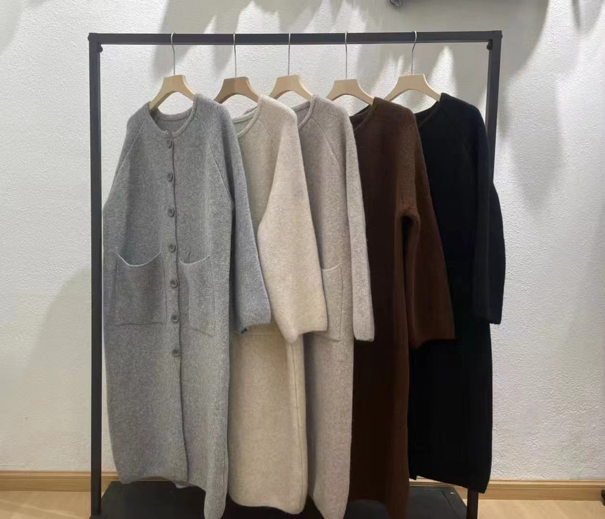 【outer】ロング丈ニットカーデ M27282