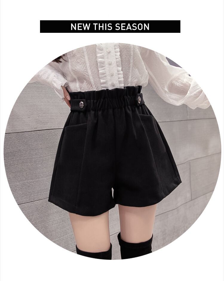 【bottoms】絶対欲しい!気質満点秋冬新作厚手ルーズ着痩せAラインショートパンツ G3261