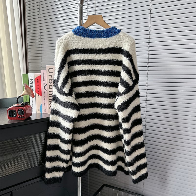 【tops】クルーネックニットセーター M18970