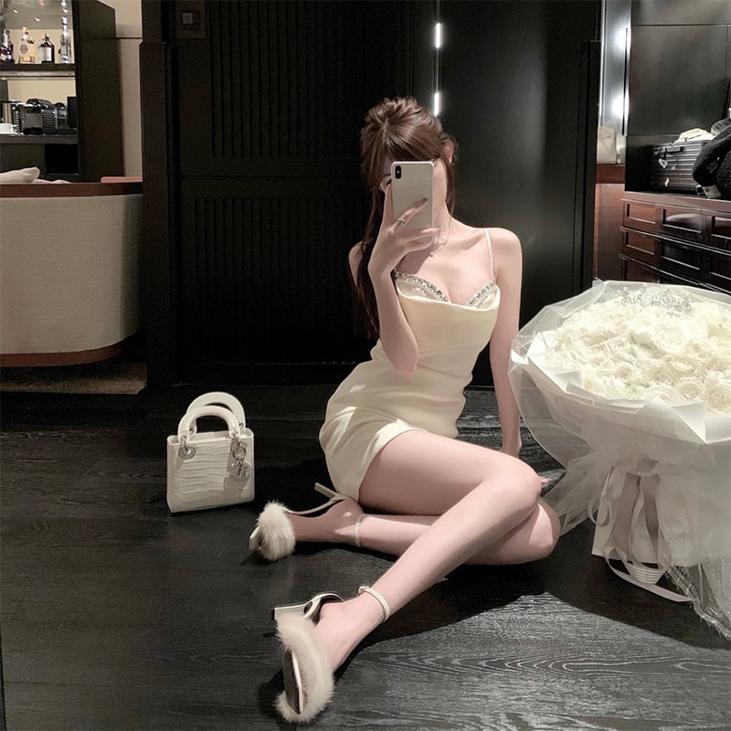 【dress】ビジューキャミワンピース M24836