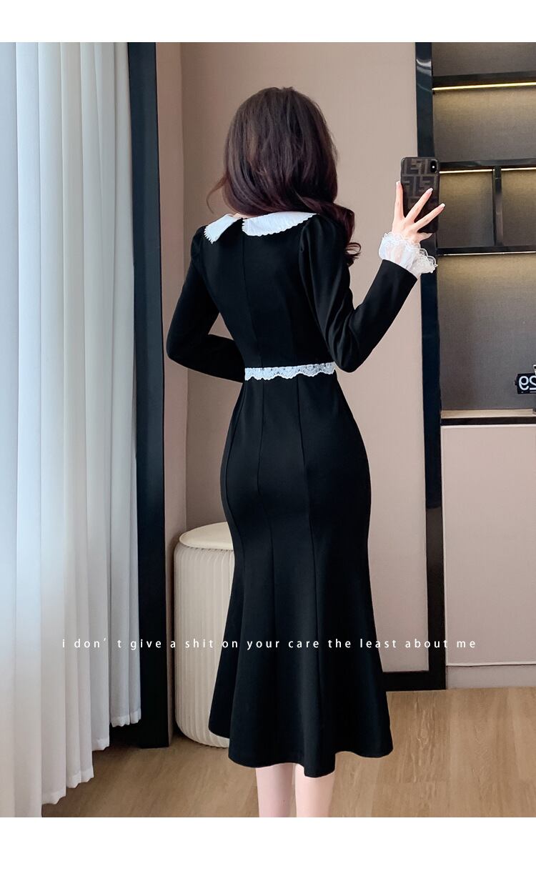 【dress】ドールカラーマーメイドワンピース G20141