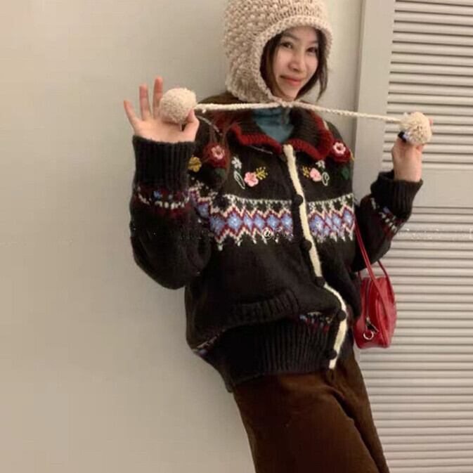 【outer】ニットカーデ M27871