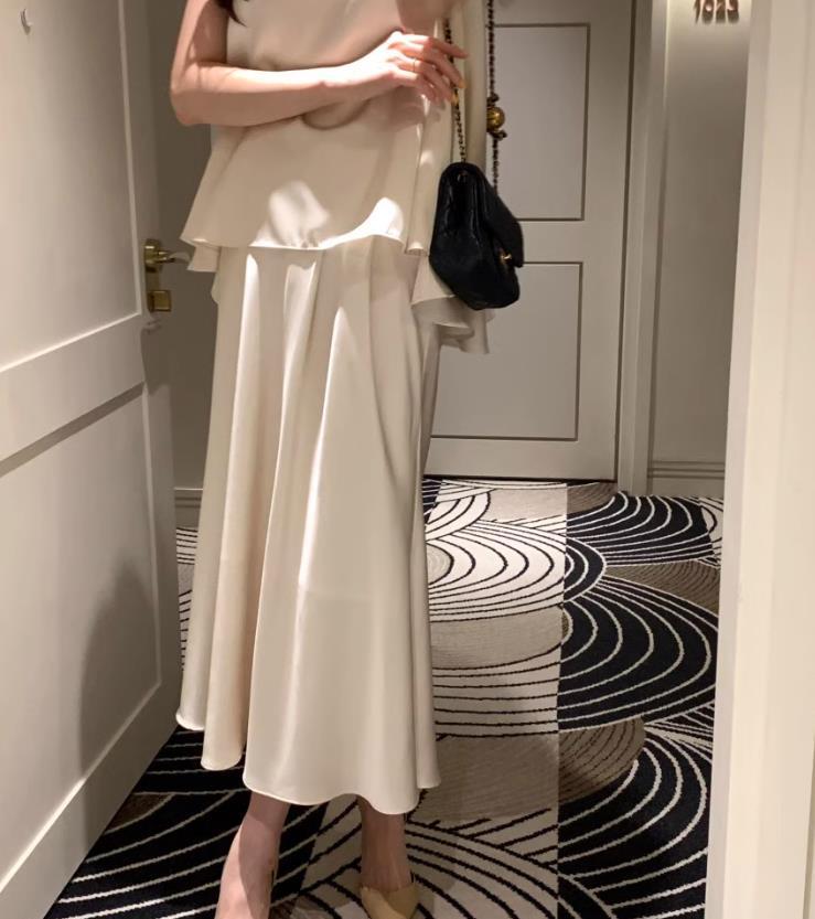 【set】イレギュラータンクトップ+スカート2点セットF7417