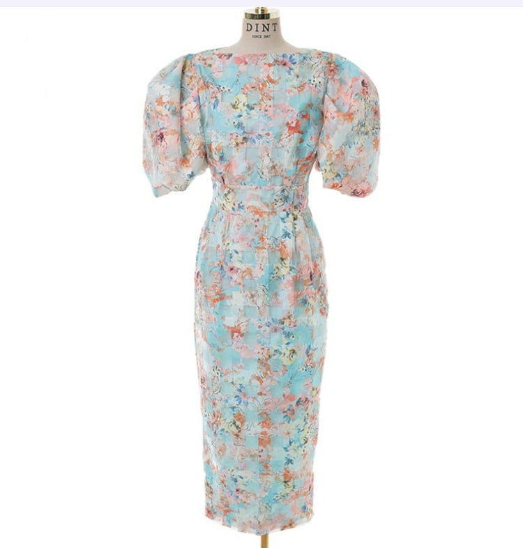 【dress】プリントワンピース M24812