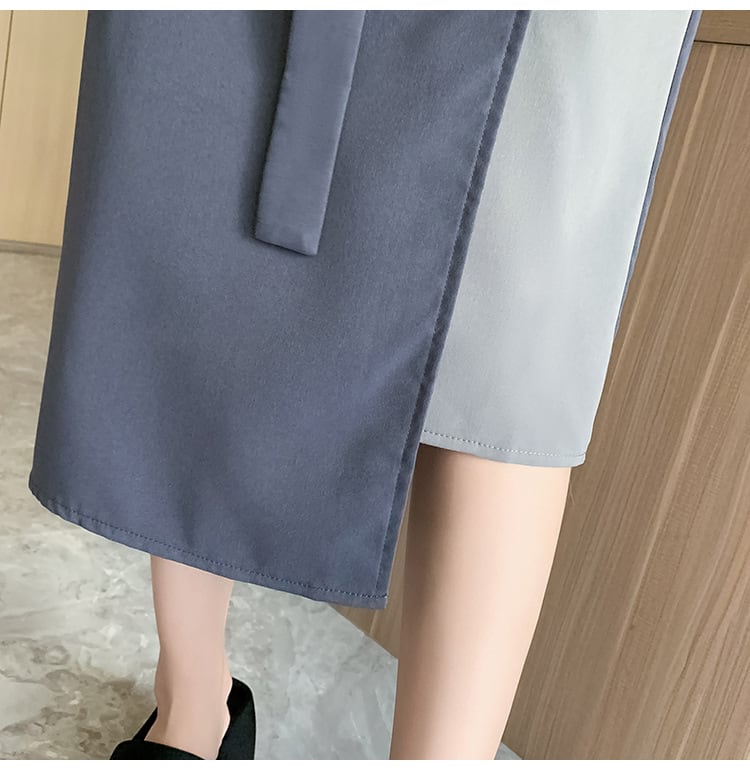 【bottoms】不規則ハイウエストスカートG20941