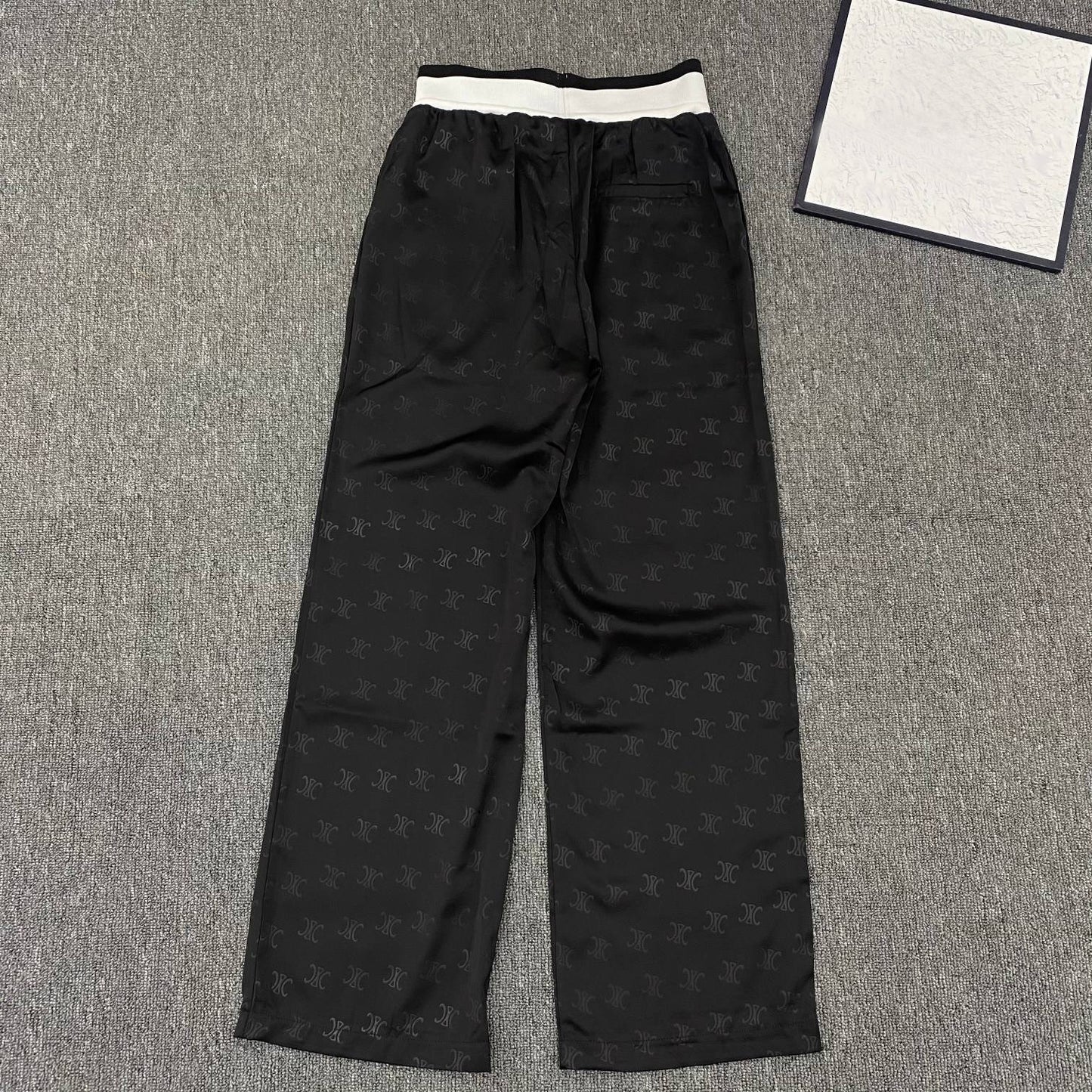 【bottoms】2色英字柄ガウチョパンツF7994