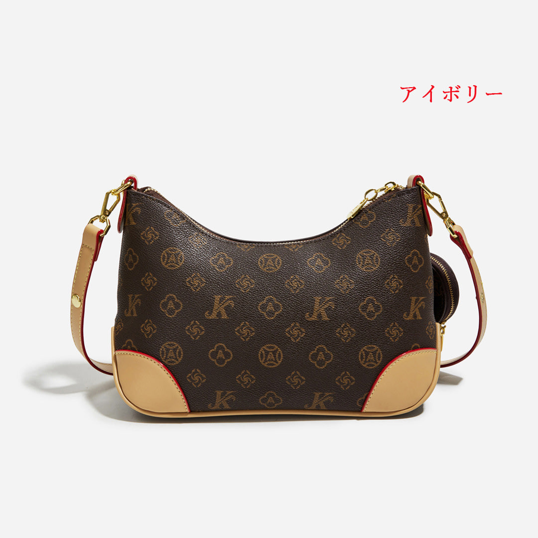 【小物】3色ショルダーバッグF8150