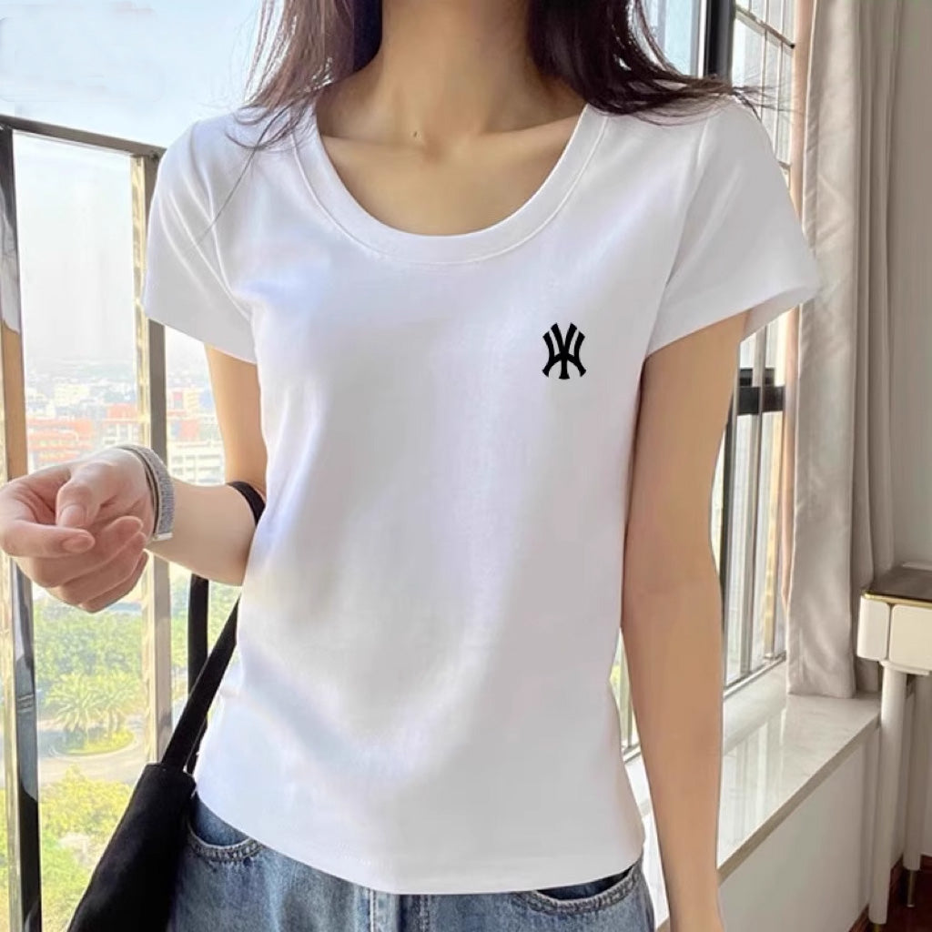 【tops】2色半袖TシャツF7615