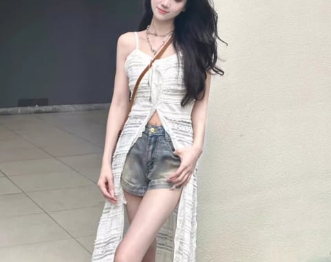 【dress】レーススリットワンピース G20380