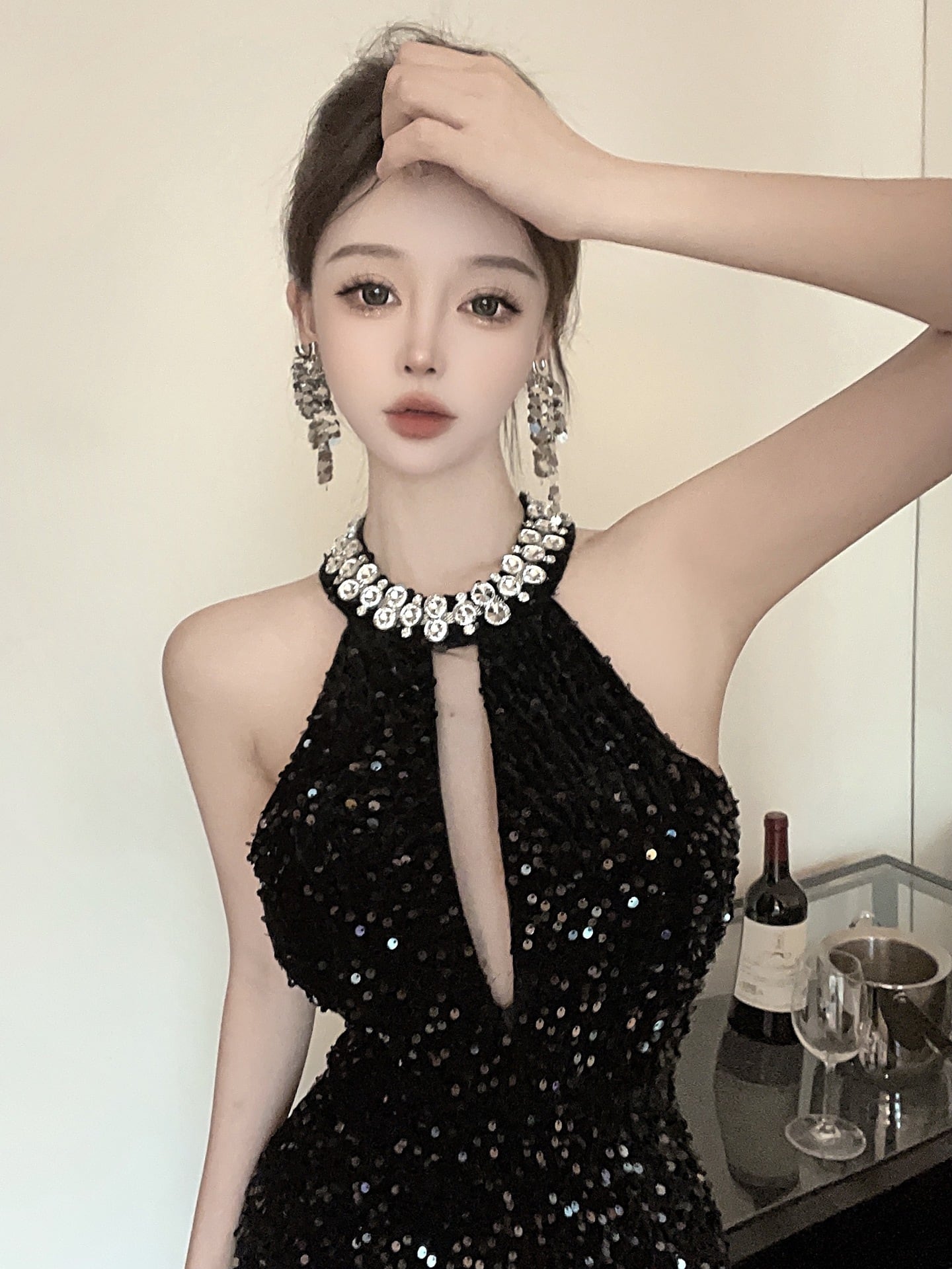 【dress】ダイヤモンドタイトワンピース G20082
