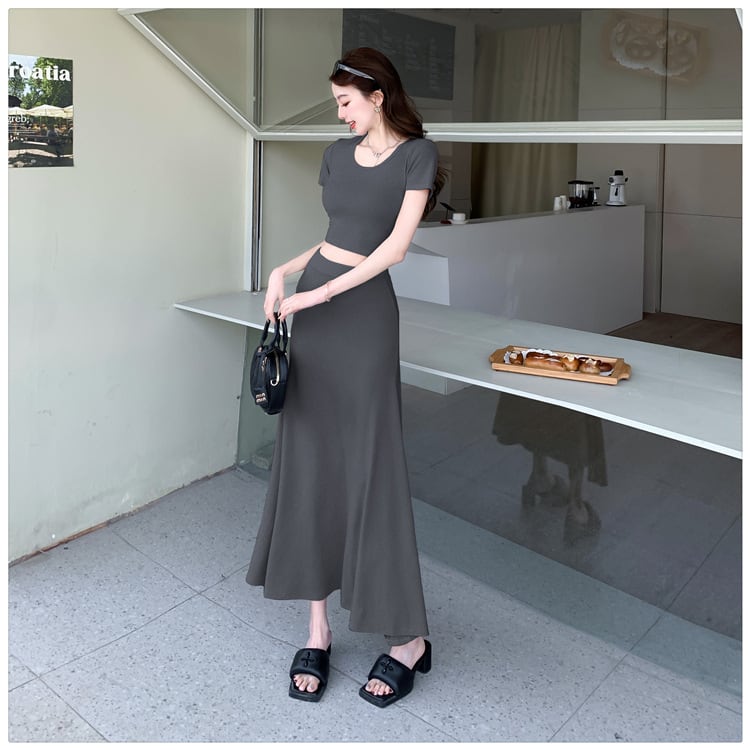 【set】Tシャツ+スカート2点セットG20997