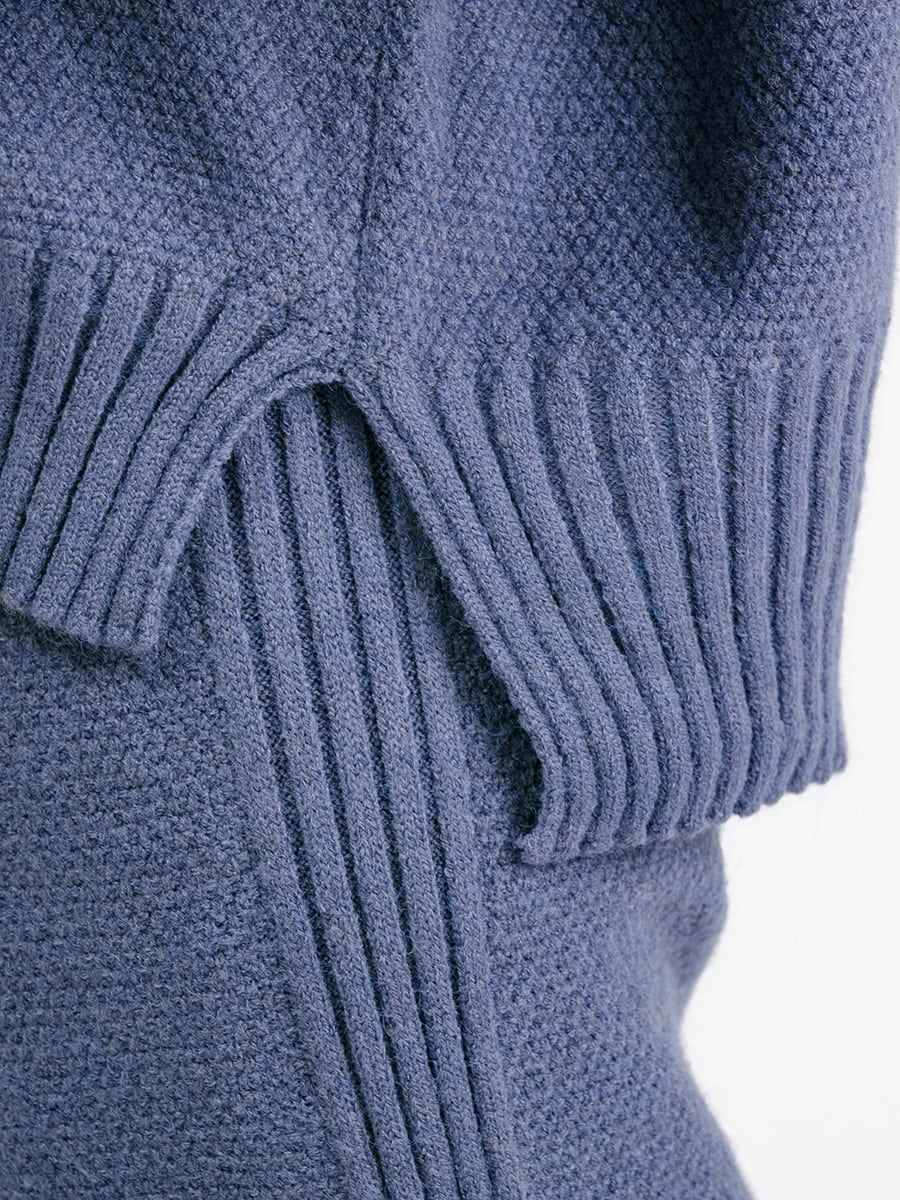 【set】ニットセーター×ワイドパンツセット M28444