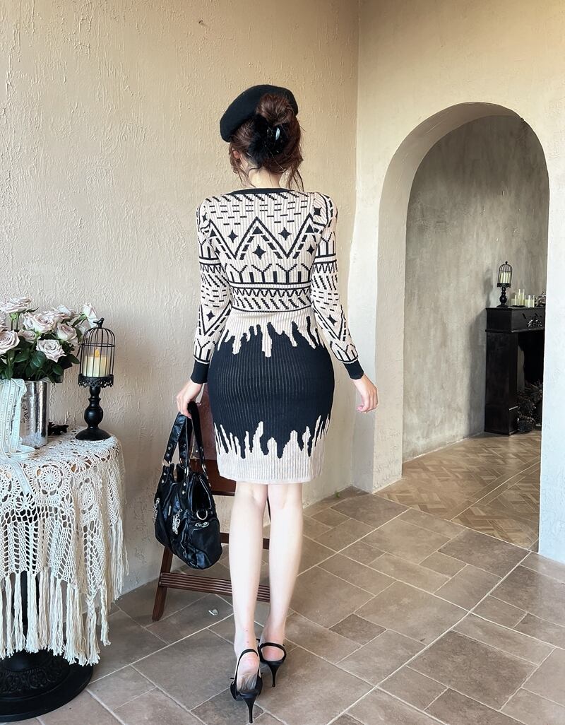 【dress】ニットワンピース M27816