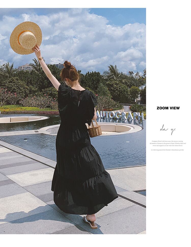 【dress】魅力的 気質満点夏おしゃれスウィート切り替え ワンピース G0480