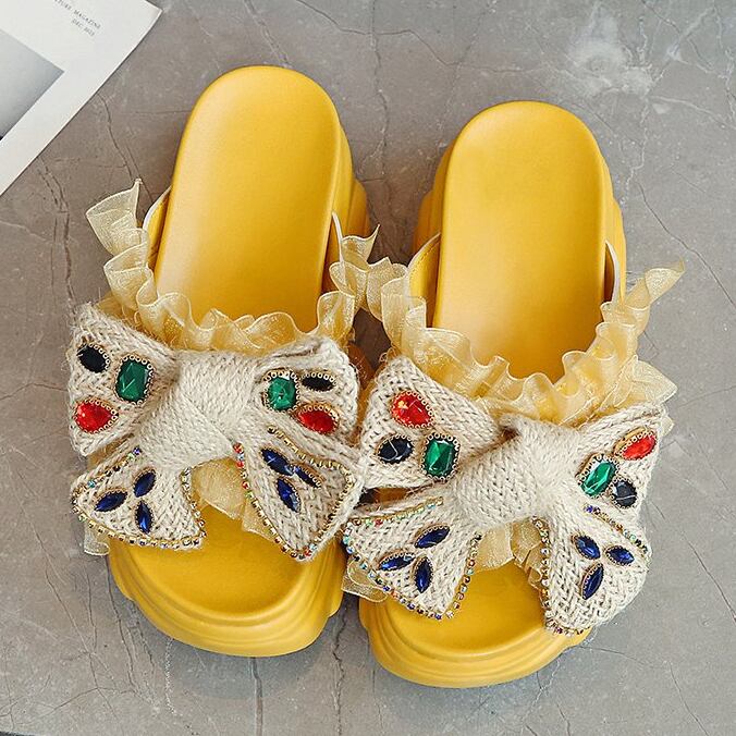 【shoes】新作4色履きやすい合わせやすいシンプル無地キレー目厚底サンダル