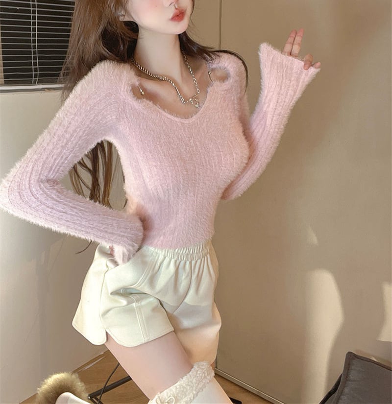 【tops】ニットセーター M18823