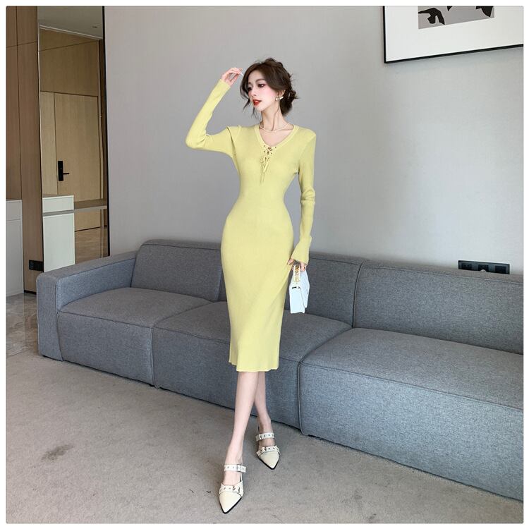 【dress】ニットワンピース M18562