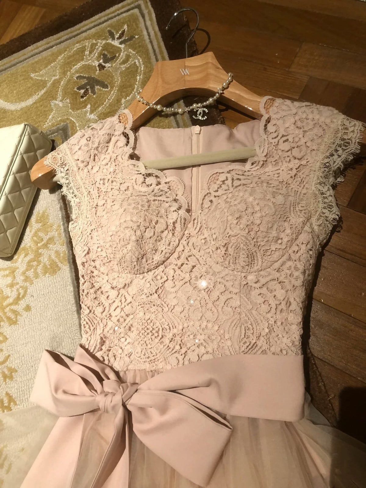 【dress】イレヘムチュールワンピース N3411