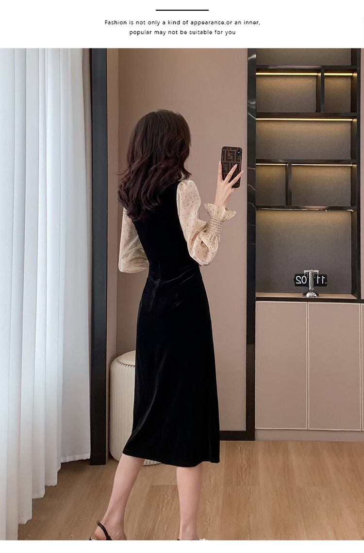 【dress】ドッキングワンピース M19050
