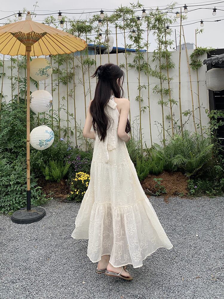 【dress】ホルターネックワンピース G20437