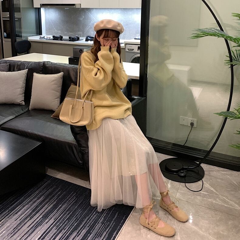 【bottoms】エレガント気質満点レディース存在感アップカジュアルスカート