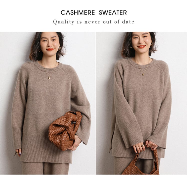 【tops】クルーネックニットセーター M26244