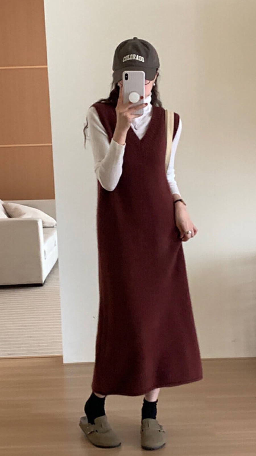 【dress】ニットベストワンピース M26016