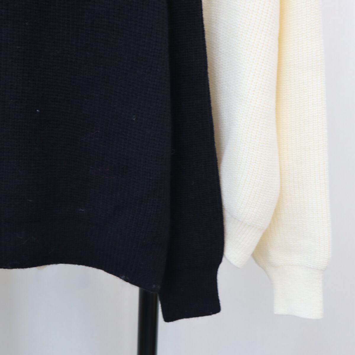 【tops】ファスナーニットセーター M18759