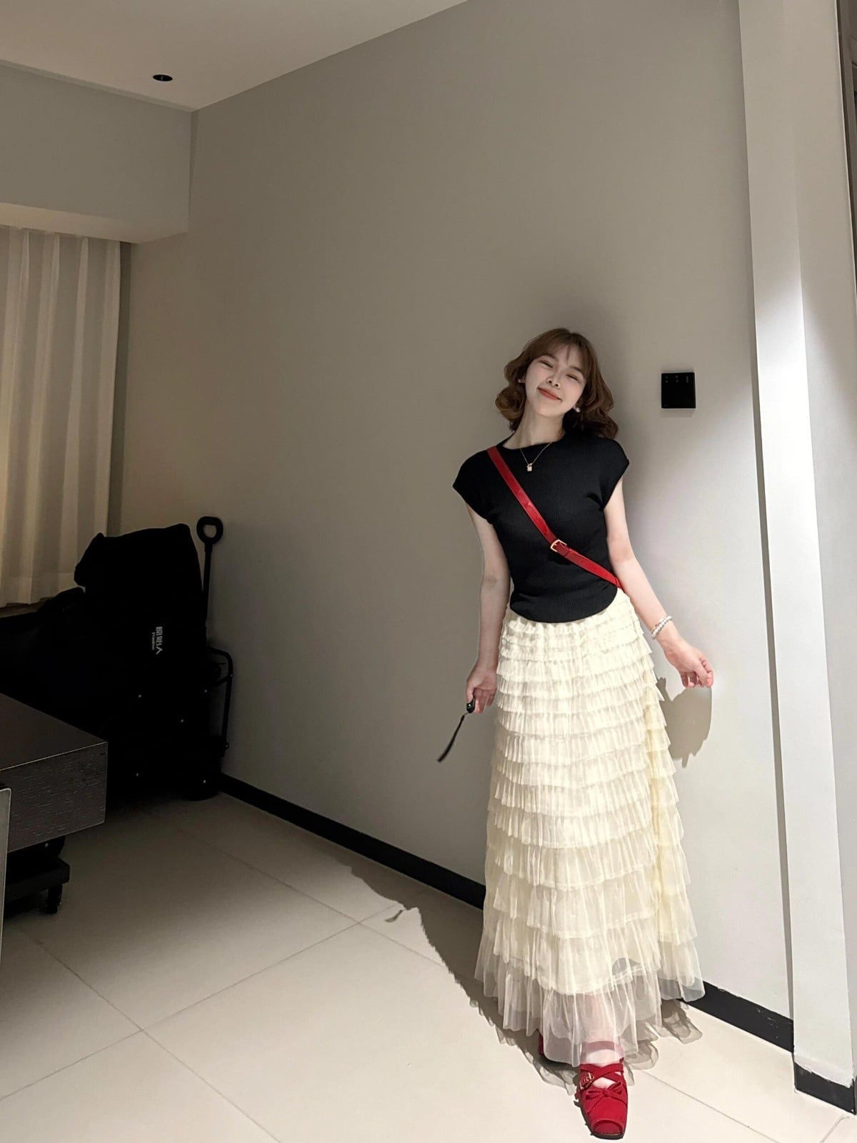 【set】Tシャツ×チュールスカートセット M29861