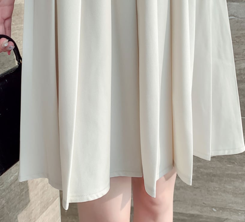 【dress】高級感気質満点質感のいいOL通勤レディースワンピース