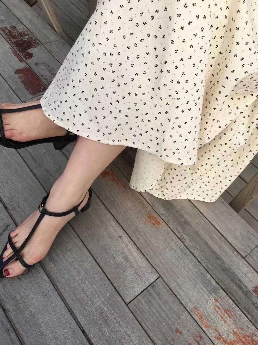 【dress】ギャザー花柄ワンピース G20230