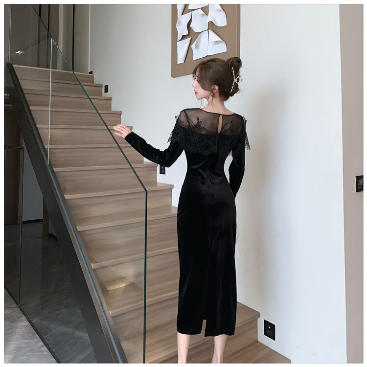 【dress】ドッキングワンピース M18747