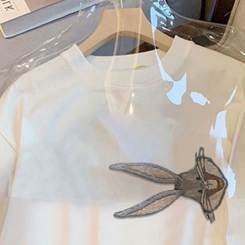 【tops】ラウンドネック半袖TシャツF7893