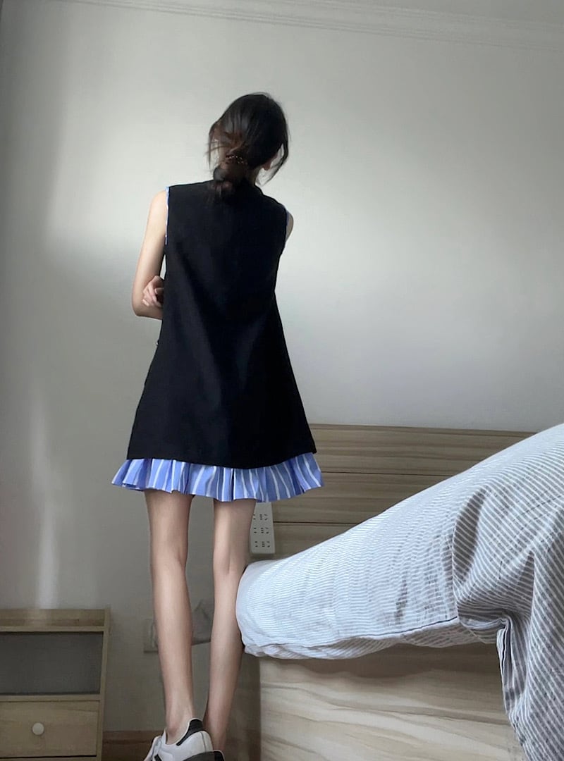 【dress】切り替えワンピース M24059