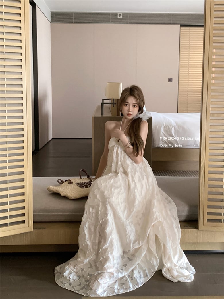 【dress】ホルターネックワンピース M24523