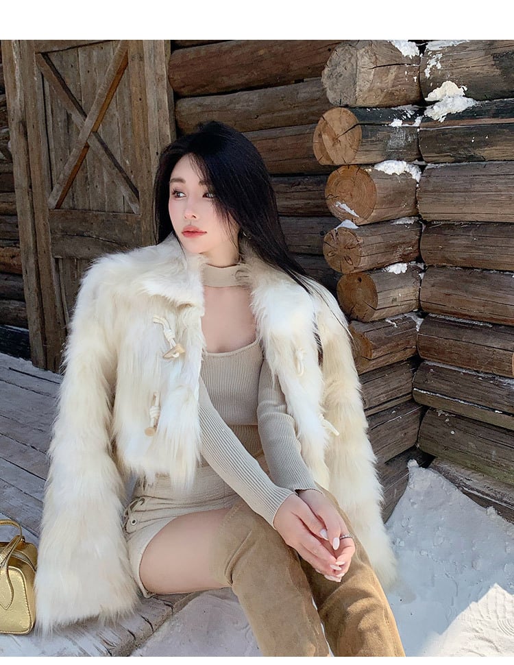 【outer】ファーショートコート M27342