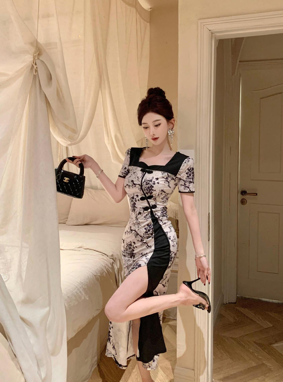 【dress】プリントワンピース M25247