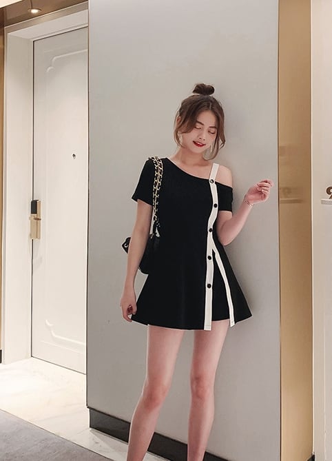 【set】ショートパンツ+ワンピース2点セットG20216