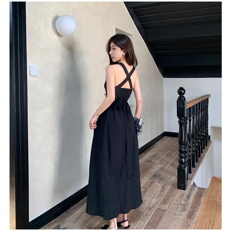 【dress】スウィート無地キャミワンピース G21114