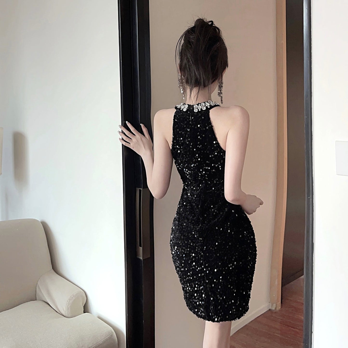 【dress】ダイヤモンドタイトワンピース G20082