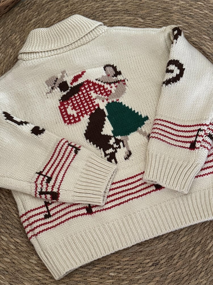 【outer】刺繍ニットカーデ M26228