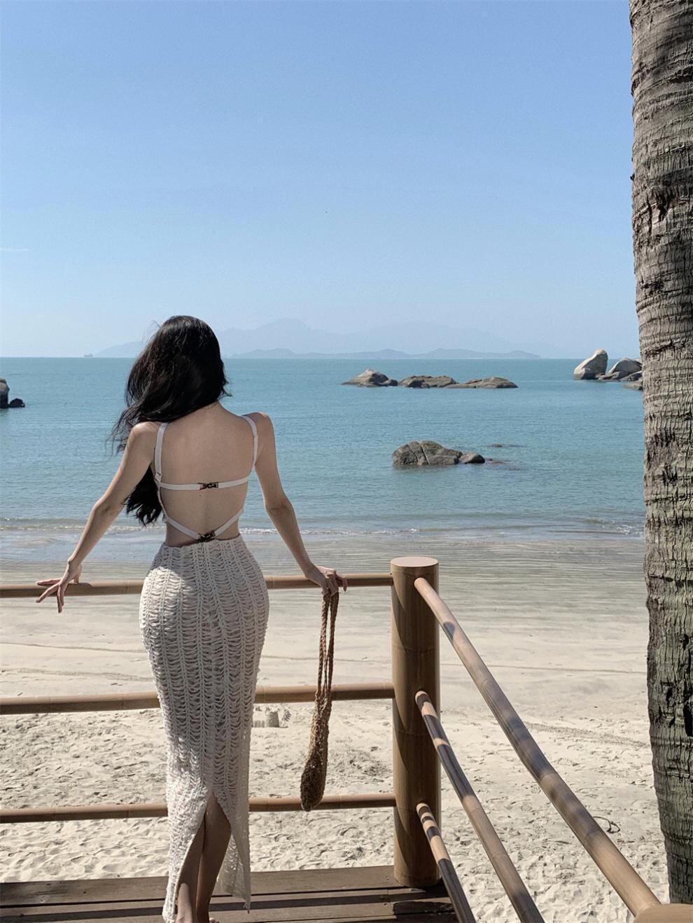 【dress】ホルターネックニットワンピース G20129