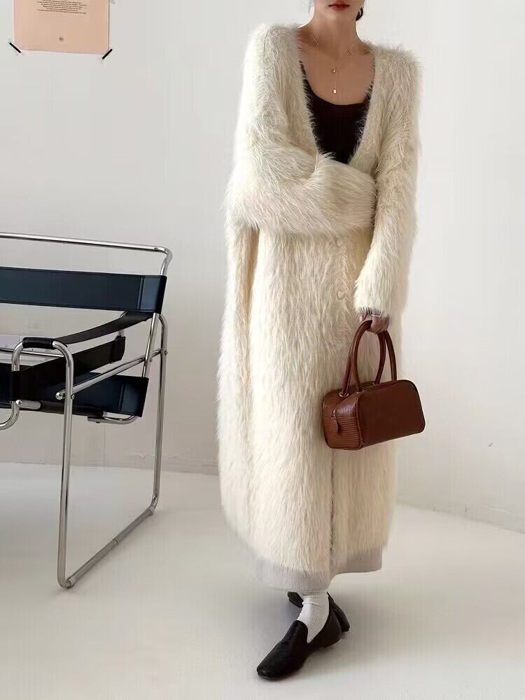 【outer】ロング丈ニットカーデ M26935