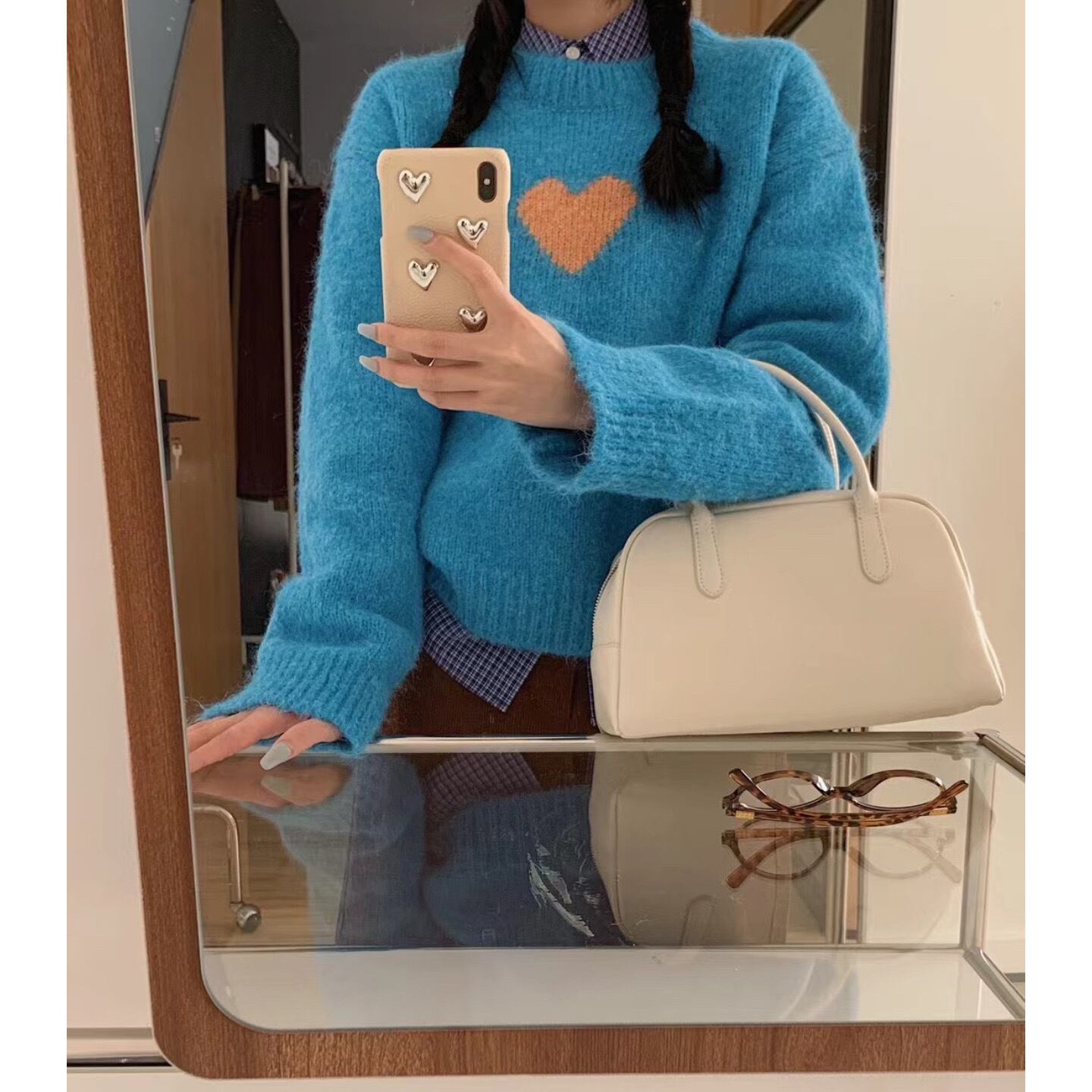 【tops】クルーネックニットセーター M28781